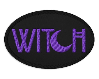 Witch Embroidered Patch