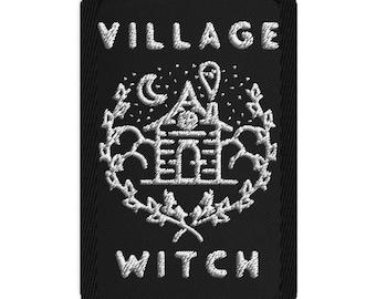 Village Witch Embroidered Patch