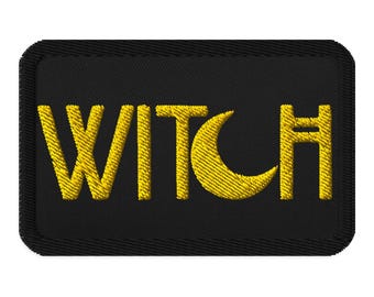 Witch Embroidered Patch