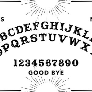 Ouija Spirit Board Graphic PNG, Ouija Spirit Board Clipart Jpg,JPEG, Talking Board, Ouija Board Digital Download Graphic