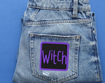 Witch Embroidered Patch
