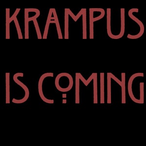 Krampus Is Coming Graphic Set PNG, Krampus Night, Krampusnacht Clipart JPG, Krampus Graphic for Digital Download, Christmas Clipart Graphics