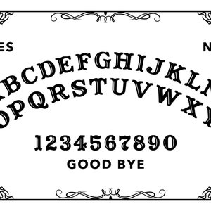 Ouija Spirit Board Graphic PNG, Ouija Spirit Board Clipart Jpg,JPEG,Pentacle Talking Board, Ouija Board Digital Download Graphic