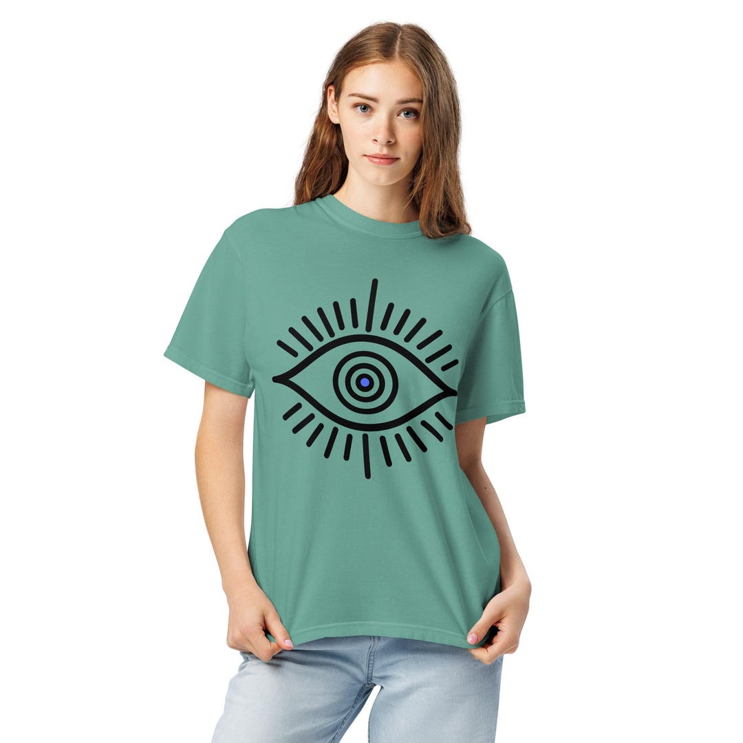 Evil Eye Oversized Graphic T Shirt - Etsy