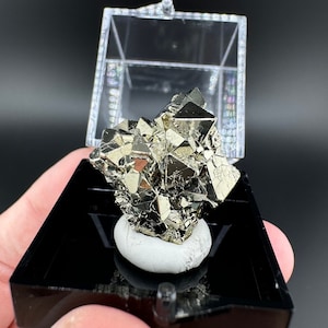AAA Octahedral Pyrite Cluster: Huanzala Mine, Peru