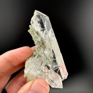 Extra Grade Himalayan Quartz Cluster with Chlorite, Rare Quartz, Chlorite and Quartz, Clear Quartz, Fine Minerals, Collectors Specimen
