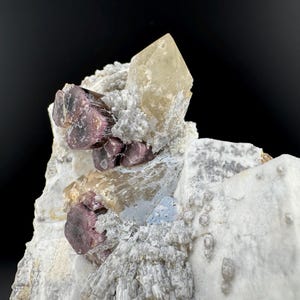 Moroccan Tourmaline in Matrix: Raw Gemstone Specimen, Ouarzazate Mineral