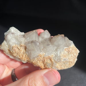 Quartz with Red Hematite from Orange River, Namaqualand, Northern Cape, South Africa, Orange River Quartz, Fine Minerals, Quartz Cluster