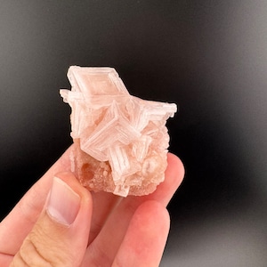 Pink Halite from Owens Lake, Inyo County, California, Natural Pink Halite, Specimen Halite, Salt Minerals, Fine Minerals, Halite Crystal