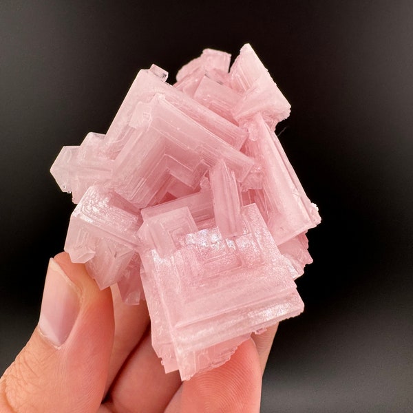Pink Halite from Searles Lake, San Bernardino County, California, Natural Pink Salt, Crystal, Specimen Halite, Salt Minerals, Fine Minerals