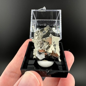 Octahedral Pyrite Cluster: Huanzala Mine, Peru
