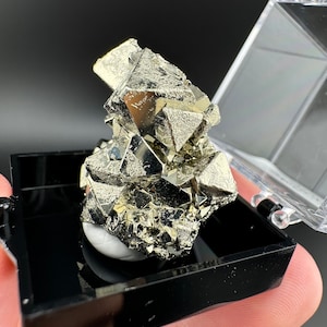 AAA Octahedral Pyrite Cluster: Huanzala Mine, Peru