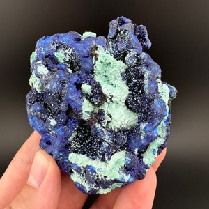 Azurite and Malachite, Azurite Crystals, Extra Grade Azurite, Azurite Geode, Liufengshan Mine, Guichi, Anhui Province, China, Fine Minerals