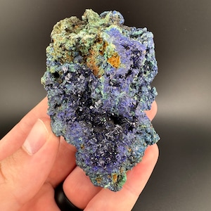 Azurite and Malachite, Azurite Crystals, Extra Grade Azurite, Azurite Geode, Liufengshan Mine, Guichi, Anhui Province, China, Fine Minerals