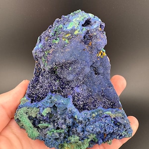 Azurite and Malachite, Azurite Crystals, Extra Grade Azurite, Azurite Geode, Liufengshan Mine, Guichi, Anhui Province, China, Fine Minerals
