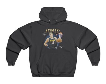 Nikola Jokic Denver Nuggets Hooded Sweatshirt Nuggets Hoodie Mile High Hoodie Denver Hoodie Gift for him Gift for dad Basketball Hoodie