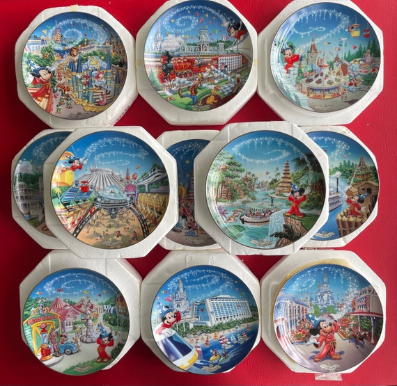 Vintage 1990s Bradford Exchange Walt Disney Collectible Plates - Etsy