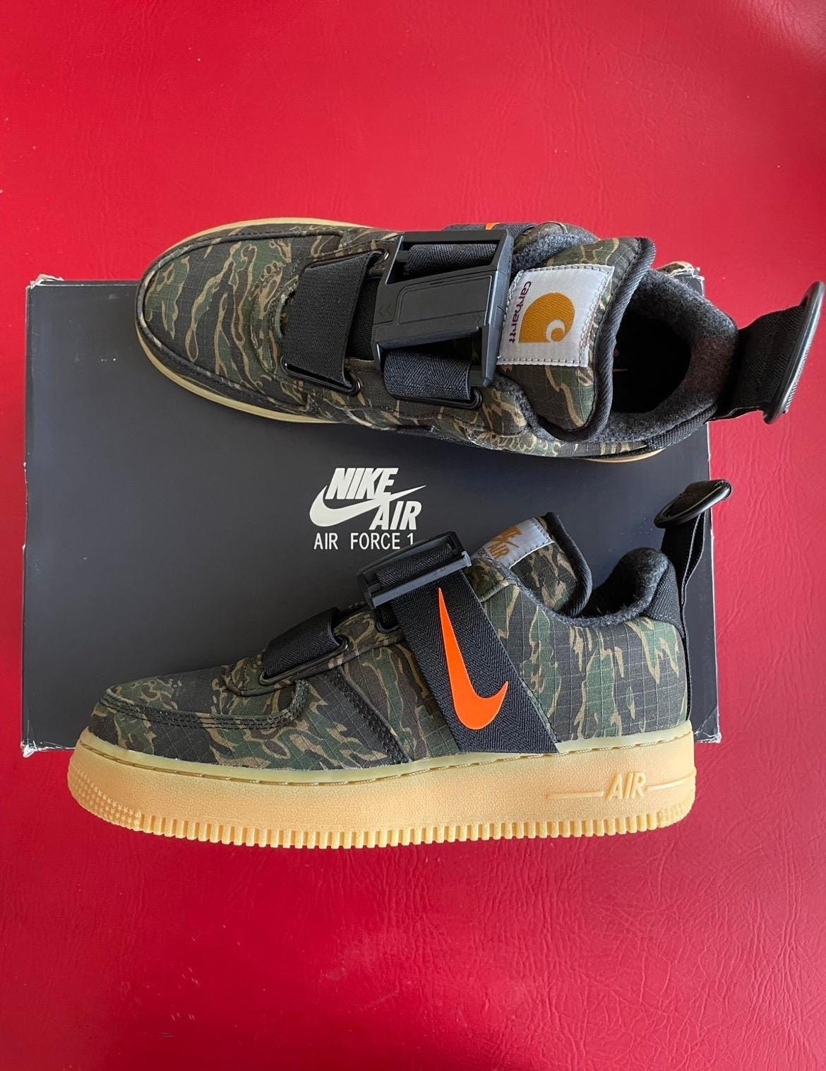 Custom Carhartt Nike Air Max X Carhartt AM1 Kengai Bonsai Umber