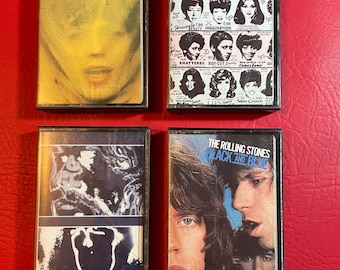 Original 1970s / 80s Rolling Stones cassette tapes