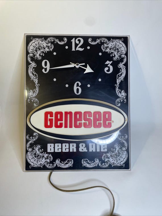 Rare Vintage 1950 Genesee Beer & Ale Wall Illuminated Light up