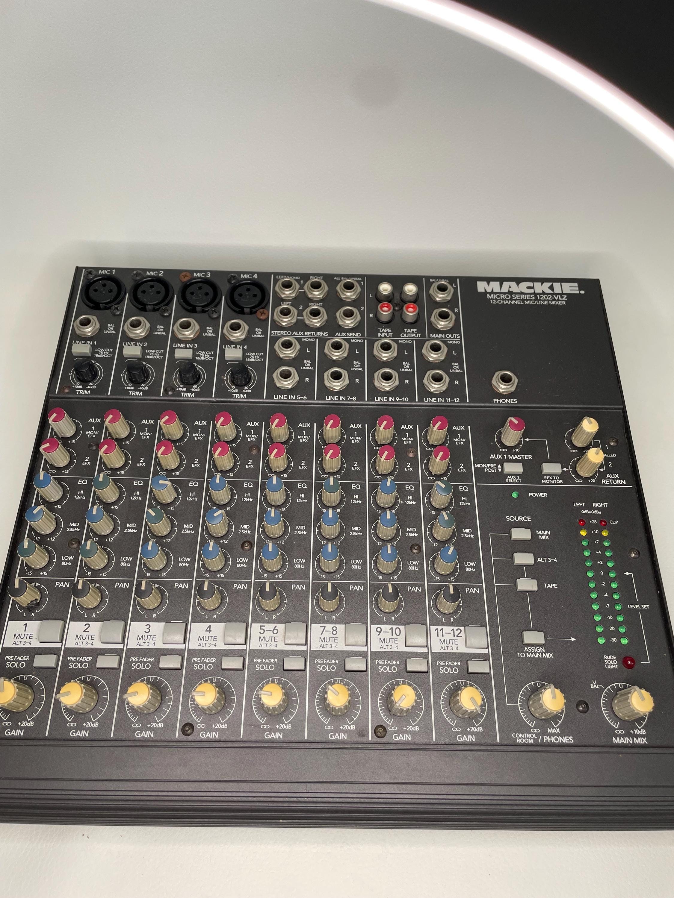 MACKIE 1202-VLZ 12チャンネルミキサー 1202VLZ4 12-Channel Compact Analog Mixer | MACKIE