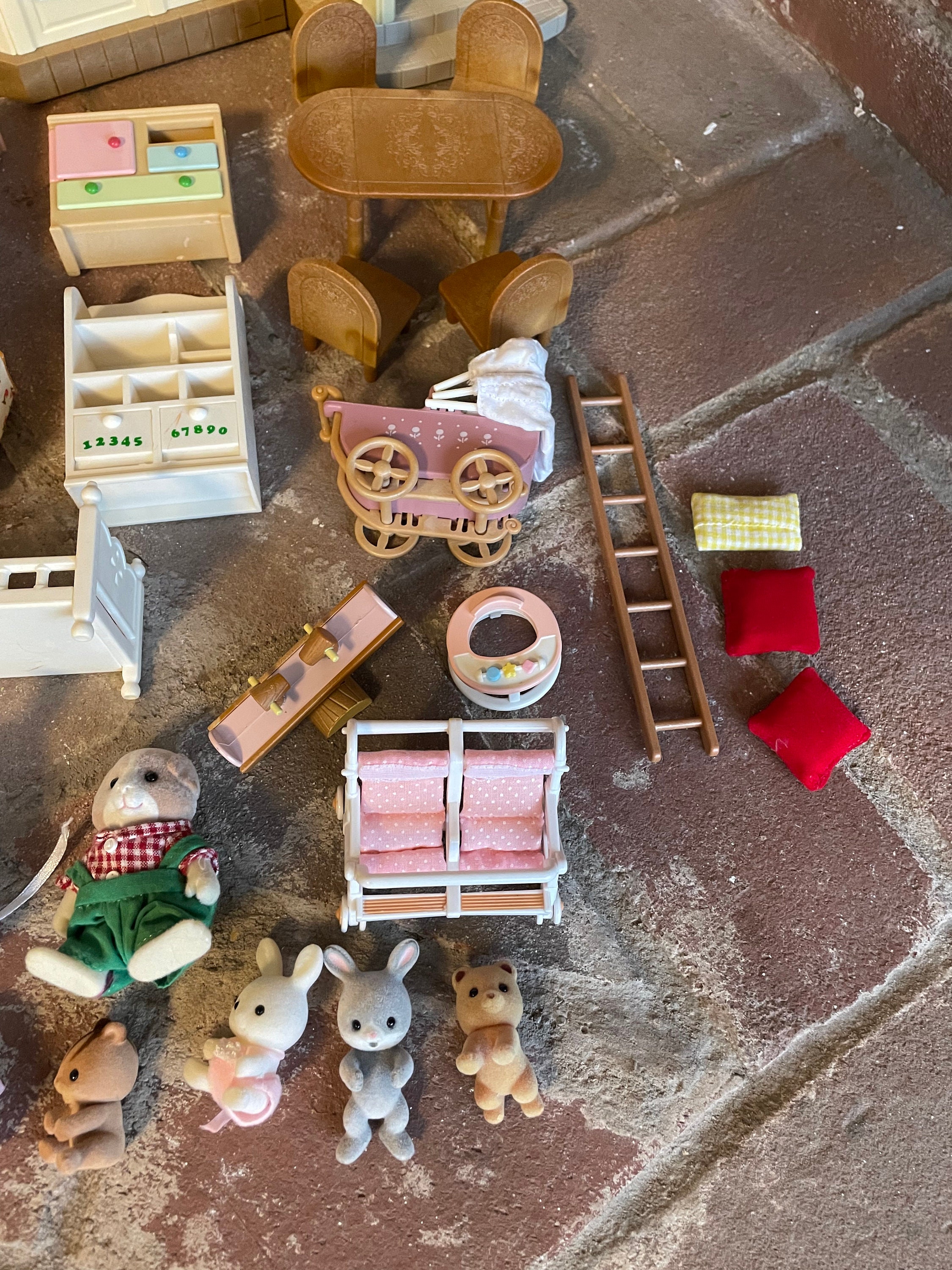 Calico Critters House With Accessories and Critters - Etsy