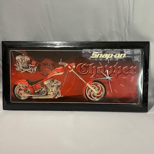 【希少】Snap-on バイクデザイン 掛け時計 USA Vintage Snap on Clock - Etsy