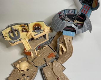 Vintage Micro Machines Star Wars Death Star Playset - Etsy