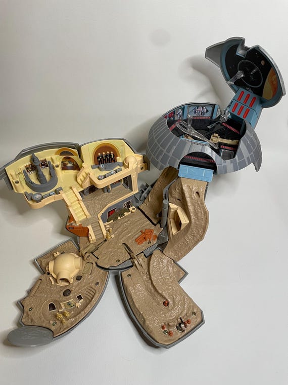 Vintage Micro Machines Star Wars Death Star Playset - Etsy