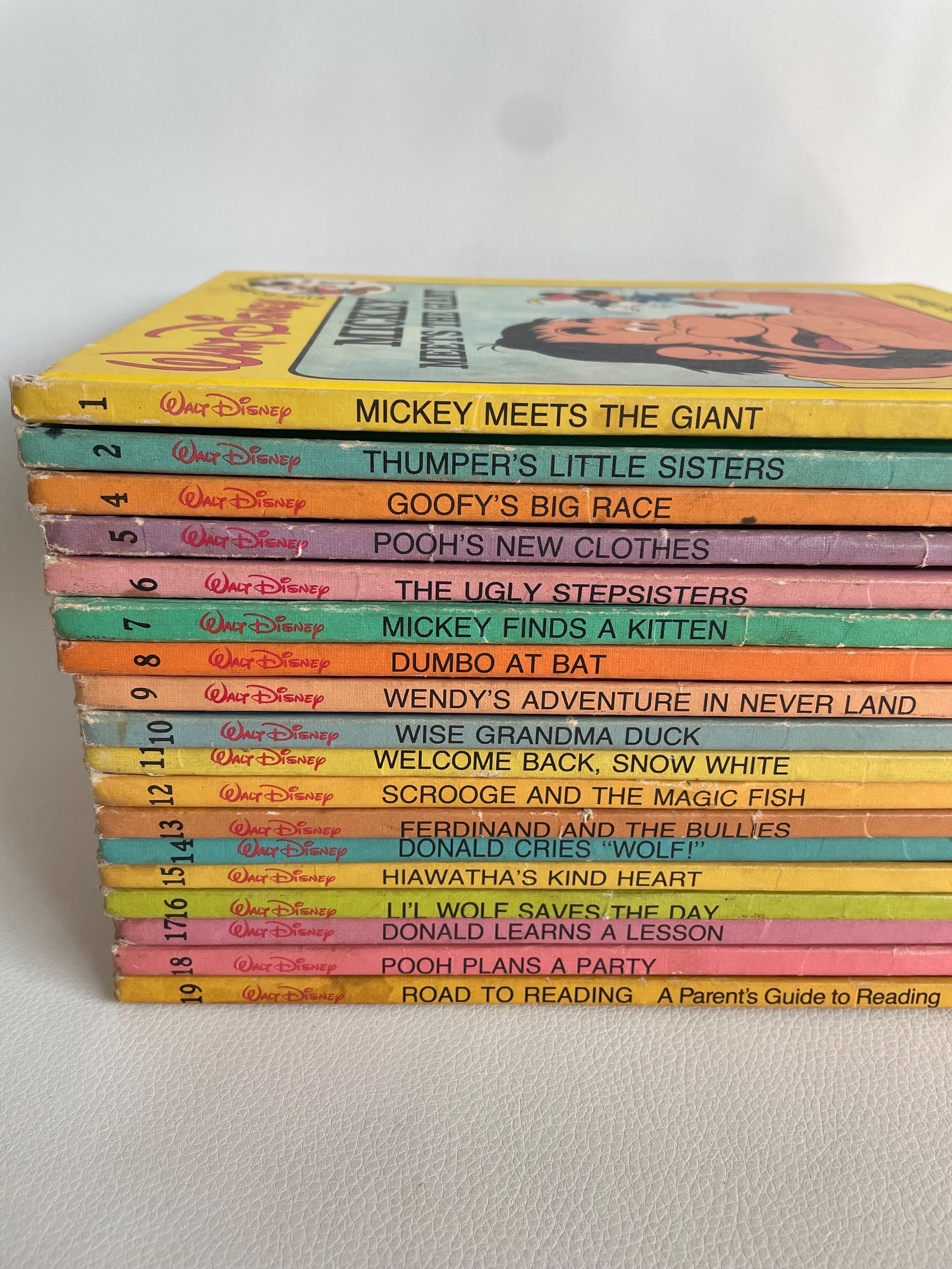 Vintage 1980s Walt Disney Kids Books Set - Etsy