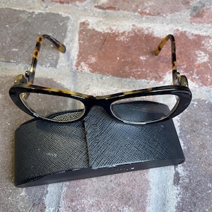 Vintage 1990s Original Prada glasses with case