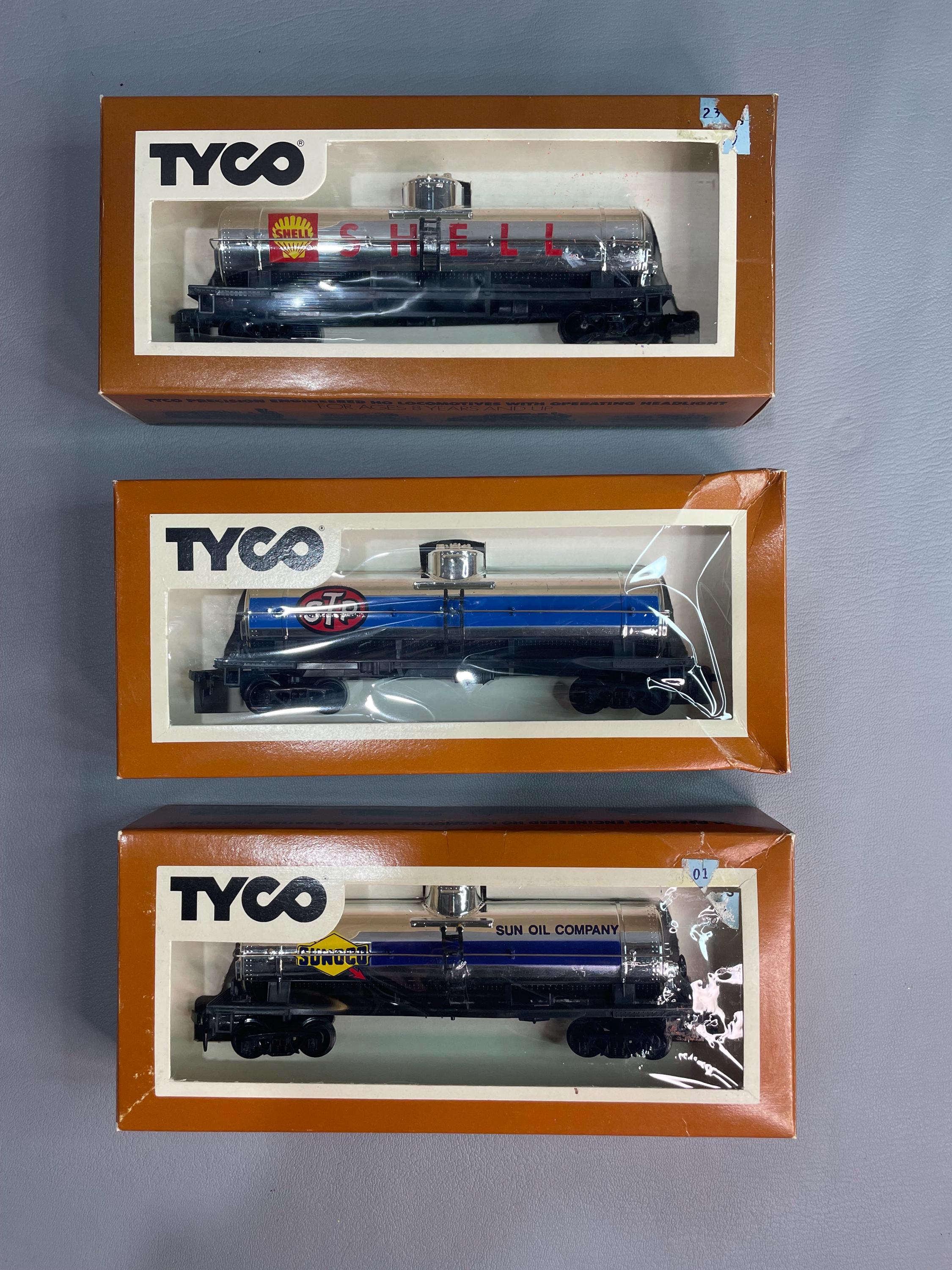 Vintage Tyco Train HO Scale Chrome Tankers Set BRAND NEW - Etsy