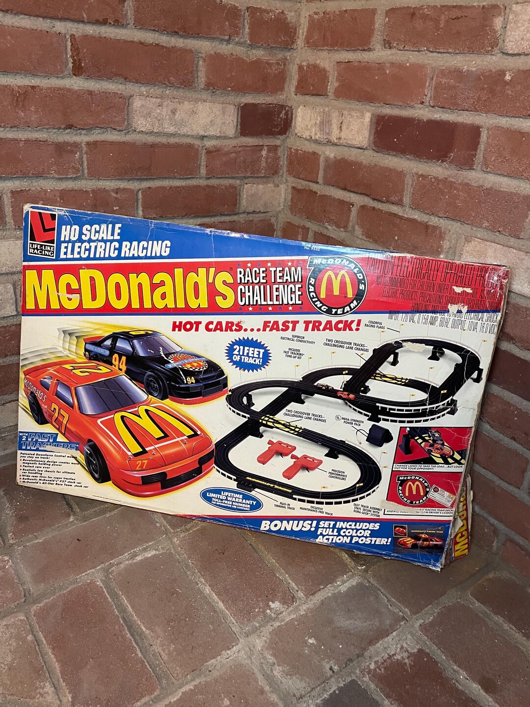 Rare 1994 Mcdonald’s Race Team Challenge HO Scale Slot Car Track - Etsy