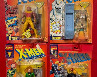 Vintage 1990s X-men action figures lot