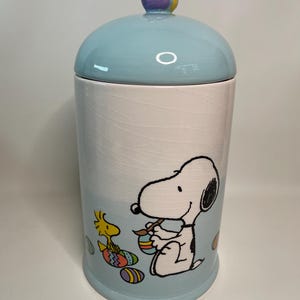 Vintage Snoopy Jar - Etsy