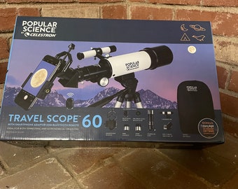 Celestron travel scope 60 with smartphone adapter and accessories