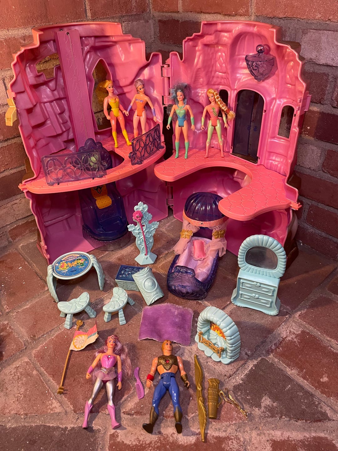Original Vintage 1980s She-ra Princess of Power Crystal Castle