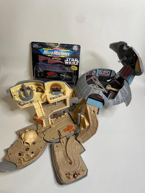 Vintage Micro Machines Star Wars Death Star Playset - Etsy