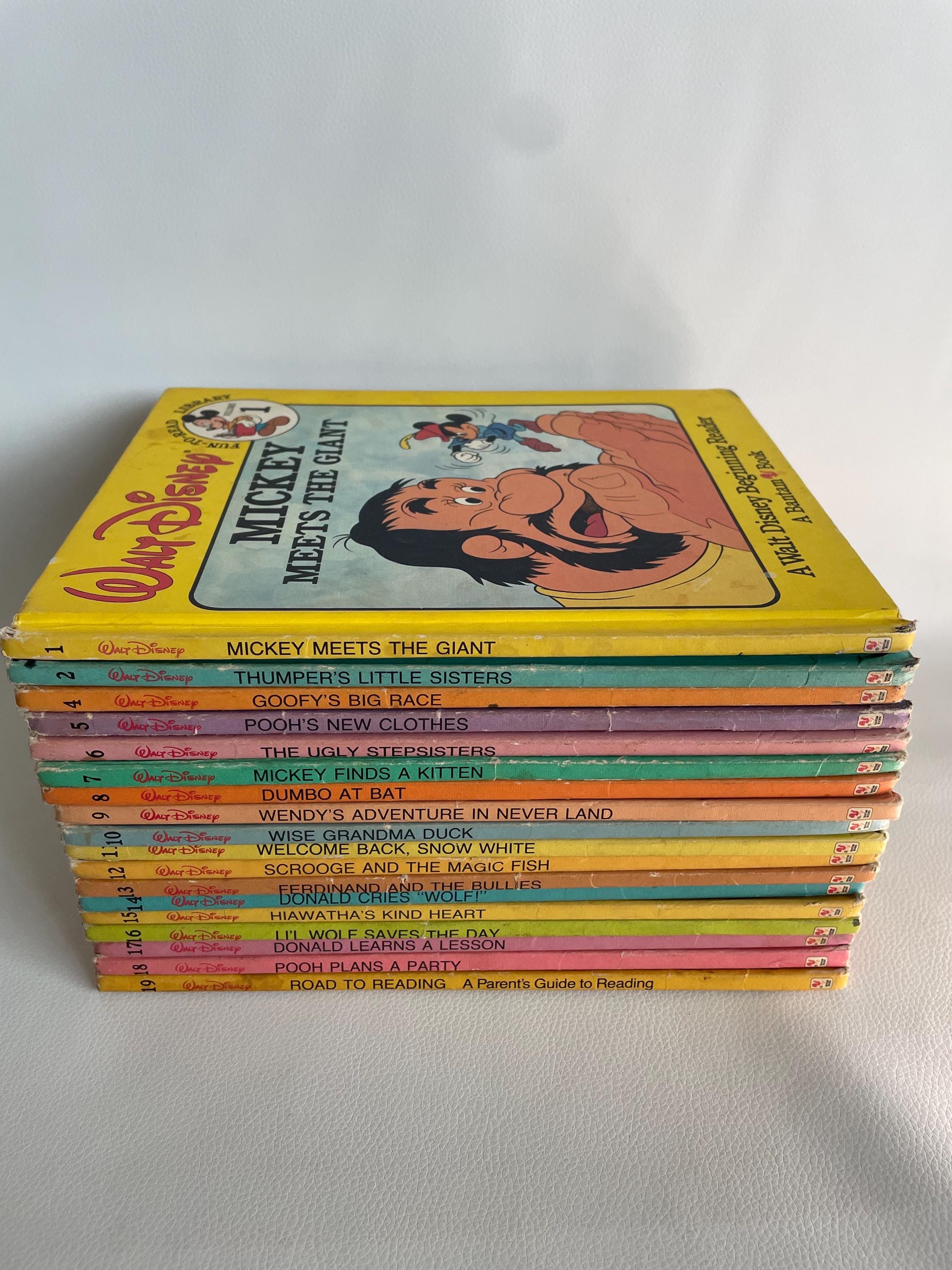Vintage 1980s Walt Disney Kids Books Set - Etsy