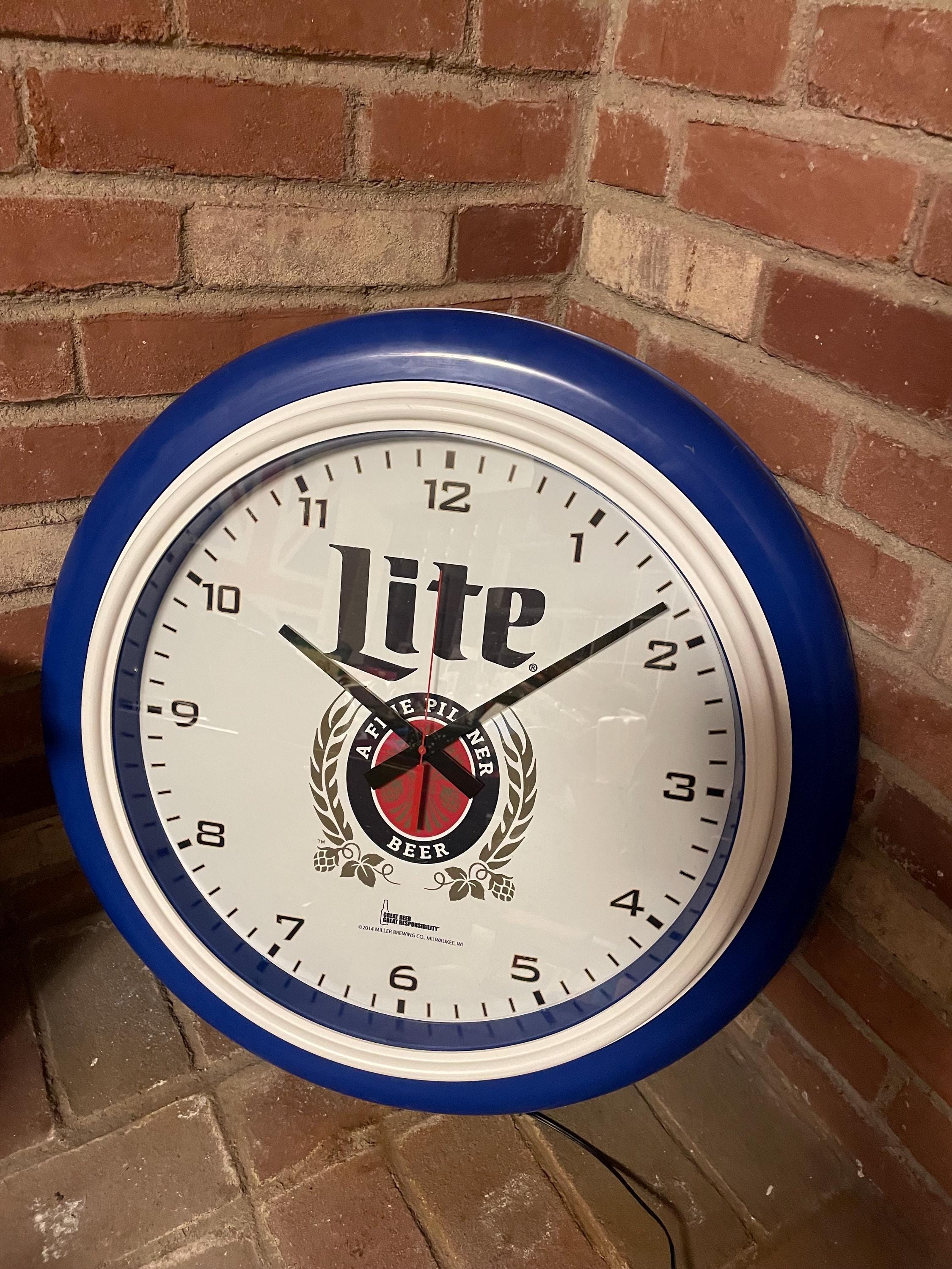 Rare 2014 Large Miller Lite Light up Clock 24 Inch - Etsy