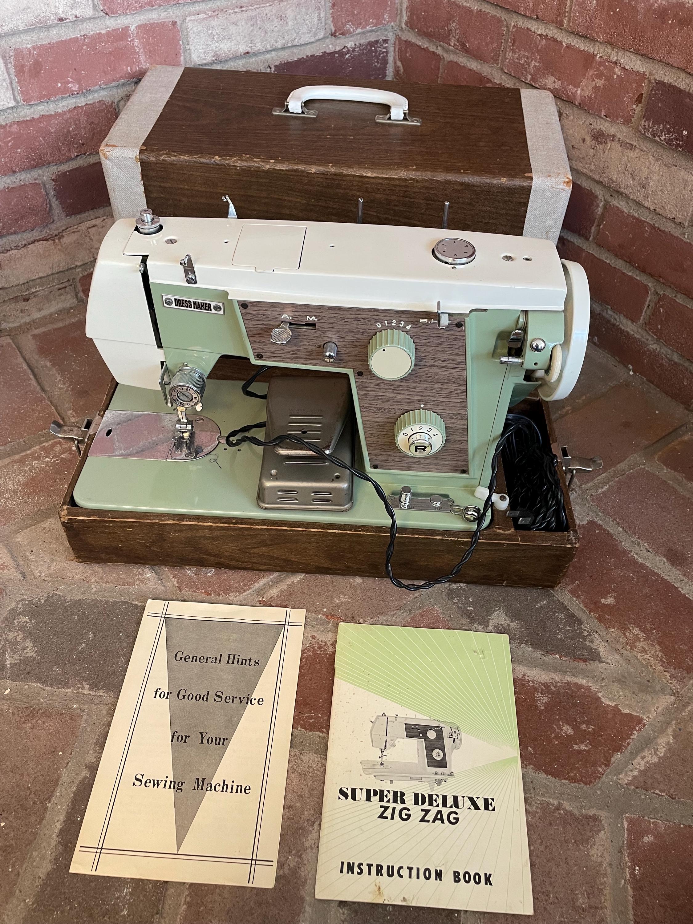 Vintage 1960s Dressmaker Sewing Machine in Mint Green - Etsy
