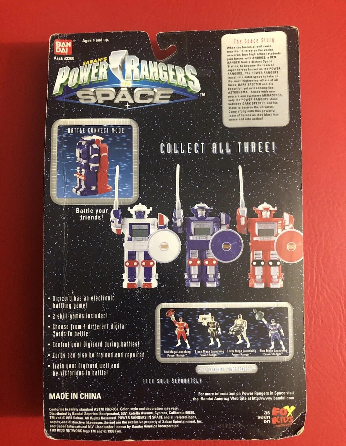 Power Rangers In Space 1998 Rare 1998 Bandai Power Rangers in Space Digizord - Etsy
