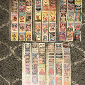 Original 1980s Garbage Pail Kids cards complete sets 4-5-6-7-8