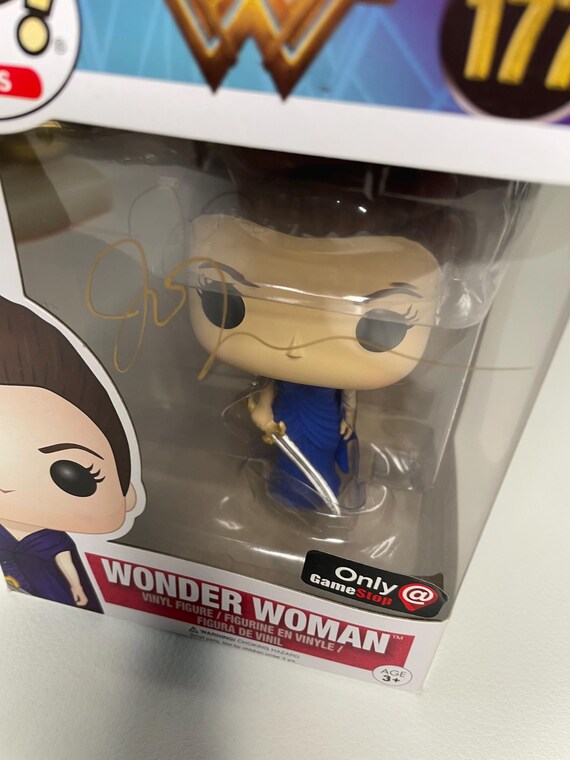 Hand Signed Jill Thompson Wonder Woman Funko Pop and Book