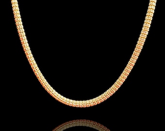 [LLOYD] 韓国アクセ☆14K Gold☆L Diamond Cutting Necklace LLOYD] 韓国アクセ☆14K Gold☆L Diamond Cutting Necklace