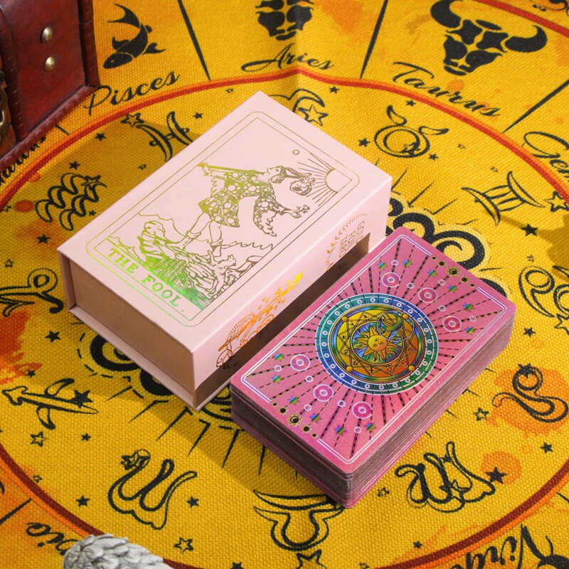 78 cartes de tarot originales avec guide, PVC Imperméable Anti