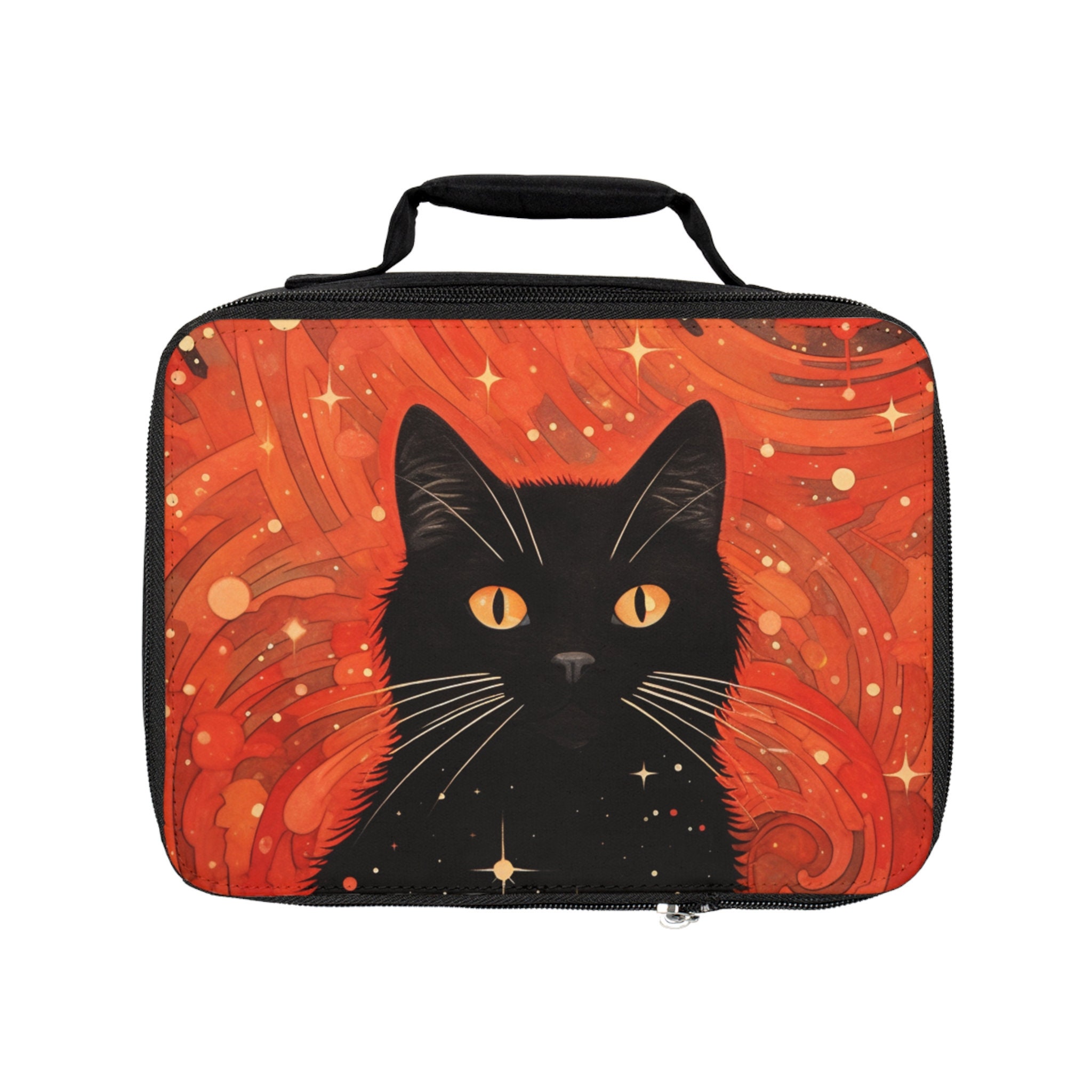 Kuromi Backpack with Lunch Box Black Background Kuromi Heat Insulated  Lunchbox