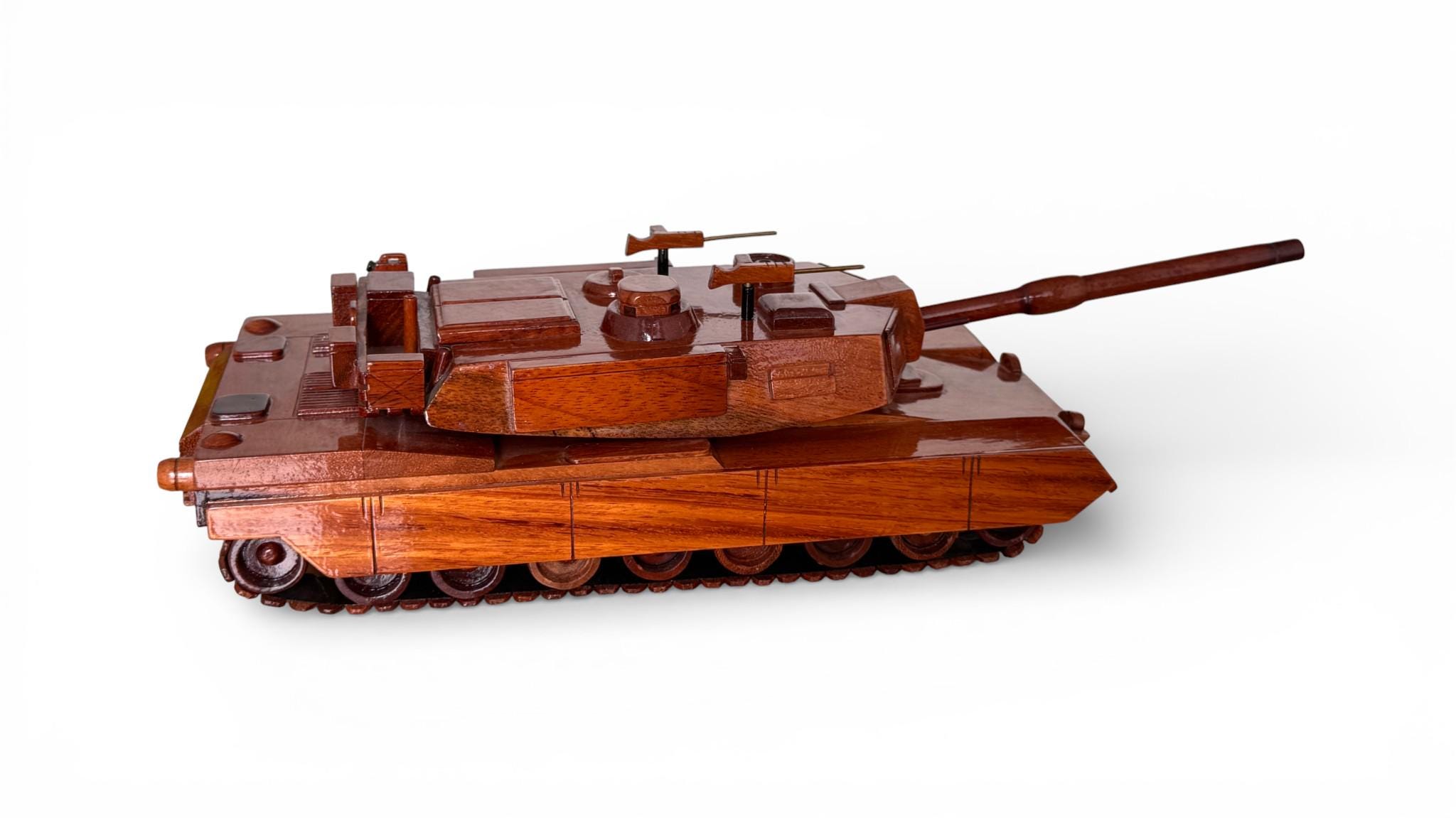 Handcrafted Mahogany M1 Abrams Main Battle Tank Model - Gift for ...