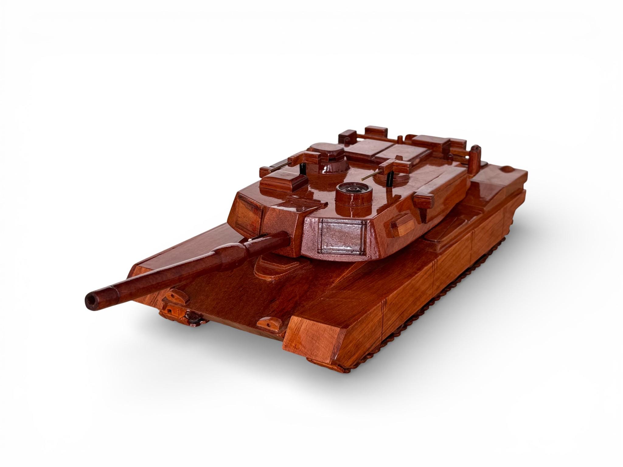 Handcrafted Mahogany M1 Abrams Main Battle Tank Model - Gift for ...