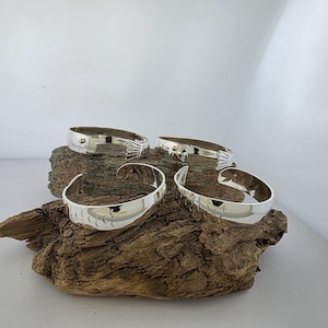 Fish Cuff Silver, Gold